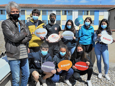 La Salle Manlleu_Equip campió de la fase local de la Lliga de Debat de Secundària i Batxillerat a la UVic-UCC