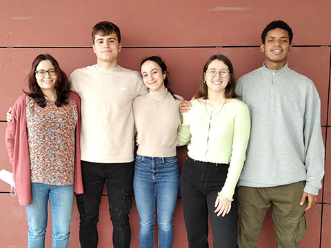 INS Montsuar_Lleida_Equip campió de la fase local de la Lliga de Debat de Secundària i Batxillerat a la UdL