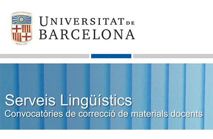 Convocatòria UB correcció materials docents
