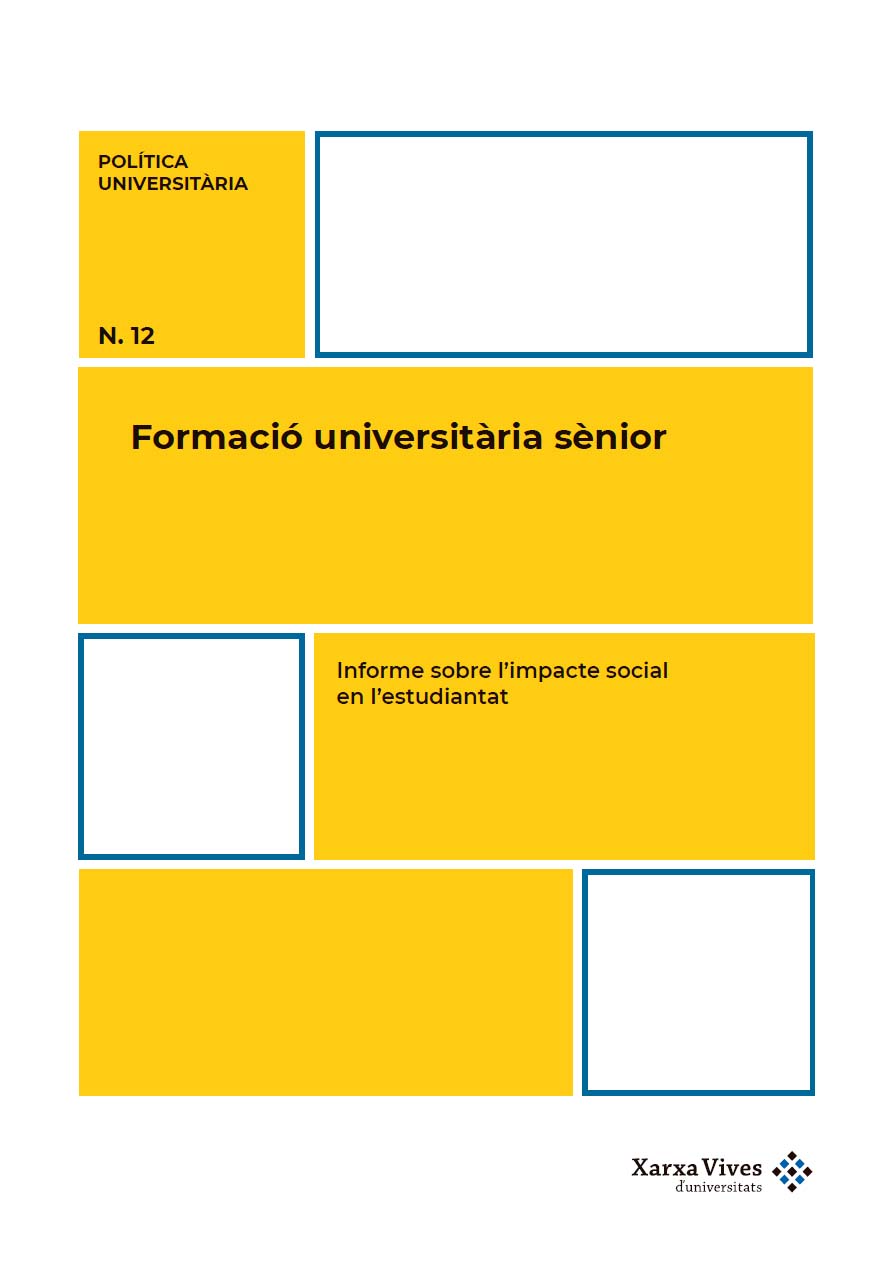Coberta Informe PU12 sobre l'impacte social en l'estudiantat